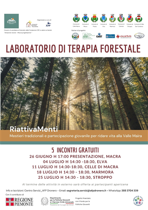 Laboratorio di terapia forestale